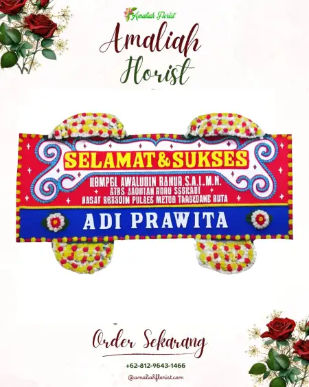 Papan Bunga Ucapan Selamat Wanadri
